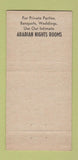 Matchbook Cover - Scheherazade Restaurant Chicago IL Shish Kabab 30 Strike