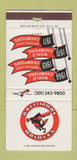Matchbook Cover - Baltimore Orioles Baseball 30 Strike