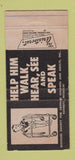 Matchbook Cover - Crippled Children Center Dunklin County Kennett MO 30 Strike