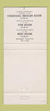 Matchbook Cover - Towers Charcoal Broiler Tacoma WA WEAR 30 Strike