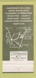 Matchbook Cover - Pala Mesa Golf Club Lodge Fallbrook CA 30 Strike