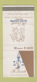 Matchbook Cover - Quadrille Belden Stratford Hotel Chicago IL 30 Strike