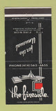 Matchbook Cover - The Fireside Restaurant Fort Atkinson WI 30 Strike