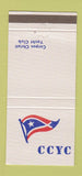 Matchbook Cover - Corpus Christi Yacht Club TX 30 Strike