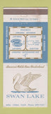 Matchbook Cover - Swan Lake San Bernardino CA 30 Strike