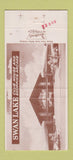 Matchbook Cover - Swan Lake San Bernardino CA 30 Strike