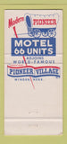 Matchbook Cover - Pioneer Village Minden NE 30 Strike
