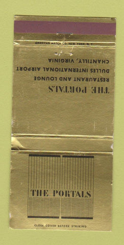 Matchbook Cover - The Portals Restaurant Chantilly VA WEAR 30 Strike