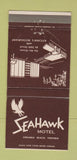 Matchbook Cover - Seahawk Motel Virginia Beach VA 30 Strike