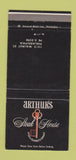 Matchbook Cover - Arthur's Steak House Philadelphia PA 30 Strike
