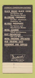Matchbook Cover - Mitchell Bradford Chemical Milford CT 30 Strike