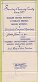 Matchbook Cover - Chemung Valley Savings Elmira NY 30 Strike
