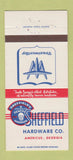 Matchbook Cover - Sheffield Hardware Americus GA 30 Strike