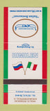 Matchbook Cover - Rimilen Italian Restaurant St Petersburg Russia 30 Strike