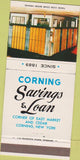 Matchbook Cover - Corning Savings Loan NY 30 Strike