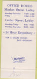 Matchbook Cover - Corning Savings Loan NY 30 Strike