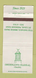 Matchbook Cover - Drehmann Harral Chapel St Louis MO 30 Strike