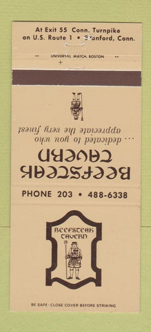 Matchbook Cover - Beefsteak Tavern Sanford CT 30 Strike