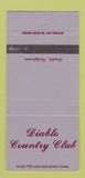Matchbook Cover - Diablo Country Club Diablo CA 30 Strike