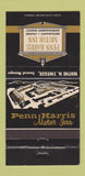 Matchbook Cover - Penn Harris Motor Inn  30 Strike