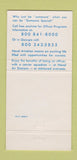 Matchbook Cover - Navy Recruiting 30 Strike