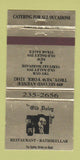 Matchbook Cover - Old Daley Inn Restaurant Troy NY 30 Strike