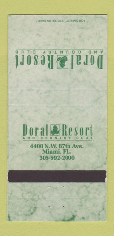 Matchbook Cover - Doral Resort Country Club WEAR 30 Strike