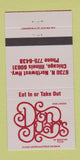 Matchbook Cover - Don Juan's Mexican Food Chicago IL 30 Strike