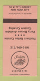 Matchbook Cover - Scaletta Italian Restaurant New York City 30 Strike