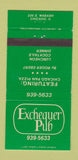 Matchbook Cover - Exchequer Pub Chicago IL 30 Strike
