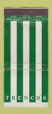 Matchbook Cover - Trench's Neptune Inn Atlantic City NJ WEAR 21 Strike Feature