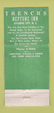 Matchbook Cover - Trench's Neptune Inn Atlantic City NJ WEAR 21 Strike Feature