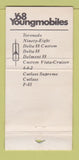 Matchbook Cover - 1968 Oldsmobile Sunaire Chevrolet Hemet CA WORN 30 Strike