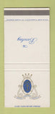 Matchbook Cover - The Barclay Hotel New York City SAMPLE 30 Strike