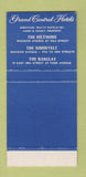 Matchbook Cover - The Barclay Hotel New York City SAMPLE 30 Strike