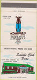 Matchbook Cover - Saddle Club Barn Davenport IA 30 Strike