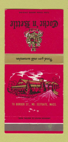 Matchbook Cover - Cocke n Kettle North Scituate MA  30 Strike