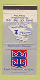 Matchbook Cover - Royal Caribbean Cruise Line 30 Strike