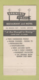 Matchbook Cover - Spanish Trail Motel Tucson AZ restaurant 30 Strike