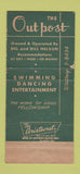 Matchbook Cover - Outpost Scottsdale AZ 30 Strike