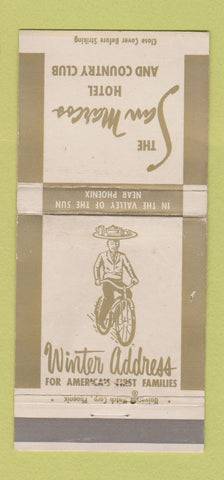 Matchbook Cover - San MARcos Hotel Country Club Phoenix AZ WEAR 30 Strike