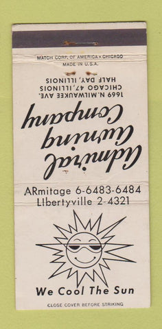 Matchbook Cover - Admiral Awning Chicago IL 30 Strike