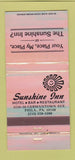 Matchbook Cover - Sunshine Inn Philadelphia PA 30 Strike