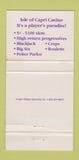 Matchbook Cover - Isle of Capri Casino Bossier City LA Biloxi MS 30 Strike