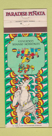 Matchbook Cover - Paradise Pinata Mexican Paradise Valley AZ WEAR