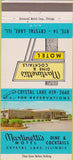 Matchbook Cover - Martinetti's Restaurant Crystal Lake IL 30 Strike