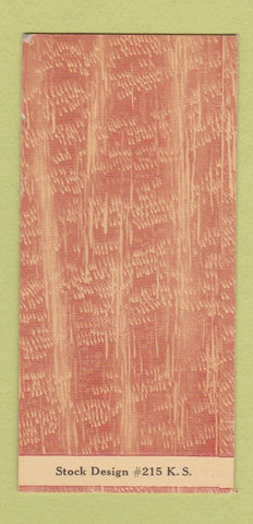 Matchbook Cover - Stock Design SAMPLE Woody 30 Strike