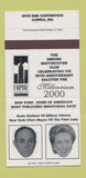 Matchbook Cover - Empire Match Club Lowell MA Hillary Clinton Giuliani 30 Strike