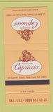Matchbook Cover - Ristorante Capriccio New York City 30 Strike
