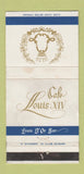 Matchbook Cover - Cafe Louis XIV New York City WEAR 30 Strike